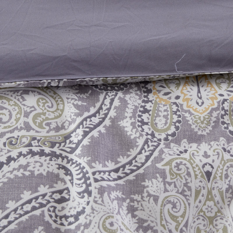 Modern Threads - Annabelle Collection Comforter Set - Reversible Microfiber - Elegant Printed 8-Piece Bed Set - Includes Comforter, Sheets, Shams, & Pillow - Luxurious Bedding