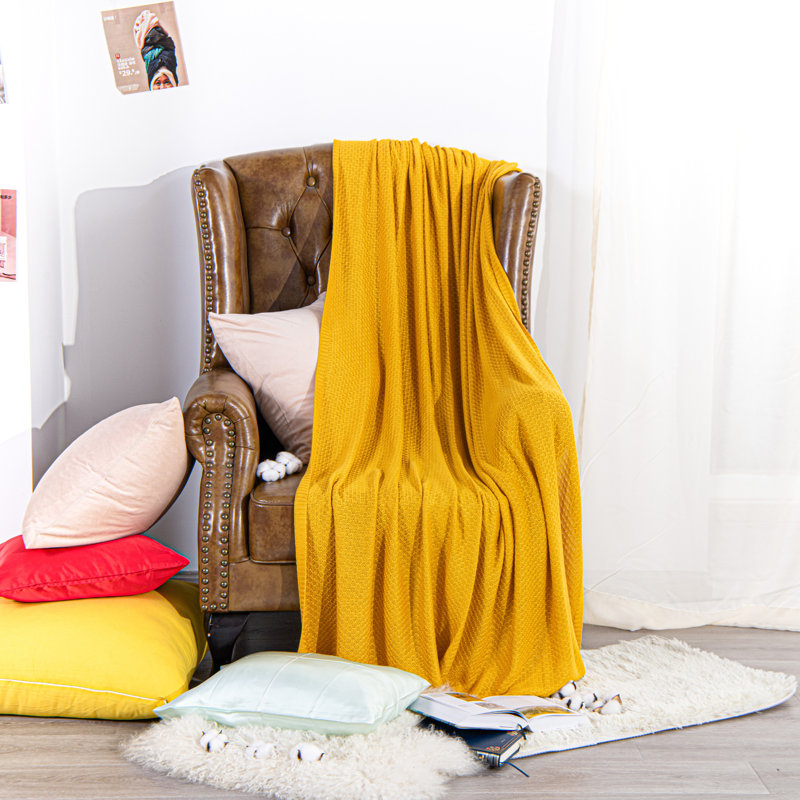 Couverture torsadée, 2,9 lb, Jaune