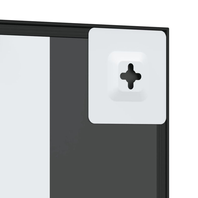 Lendell Iron Square Wall Mirror, 15.7" x 15.7"