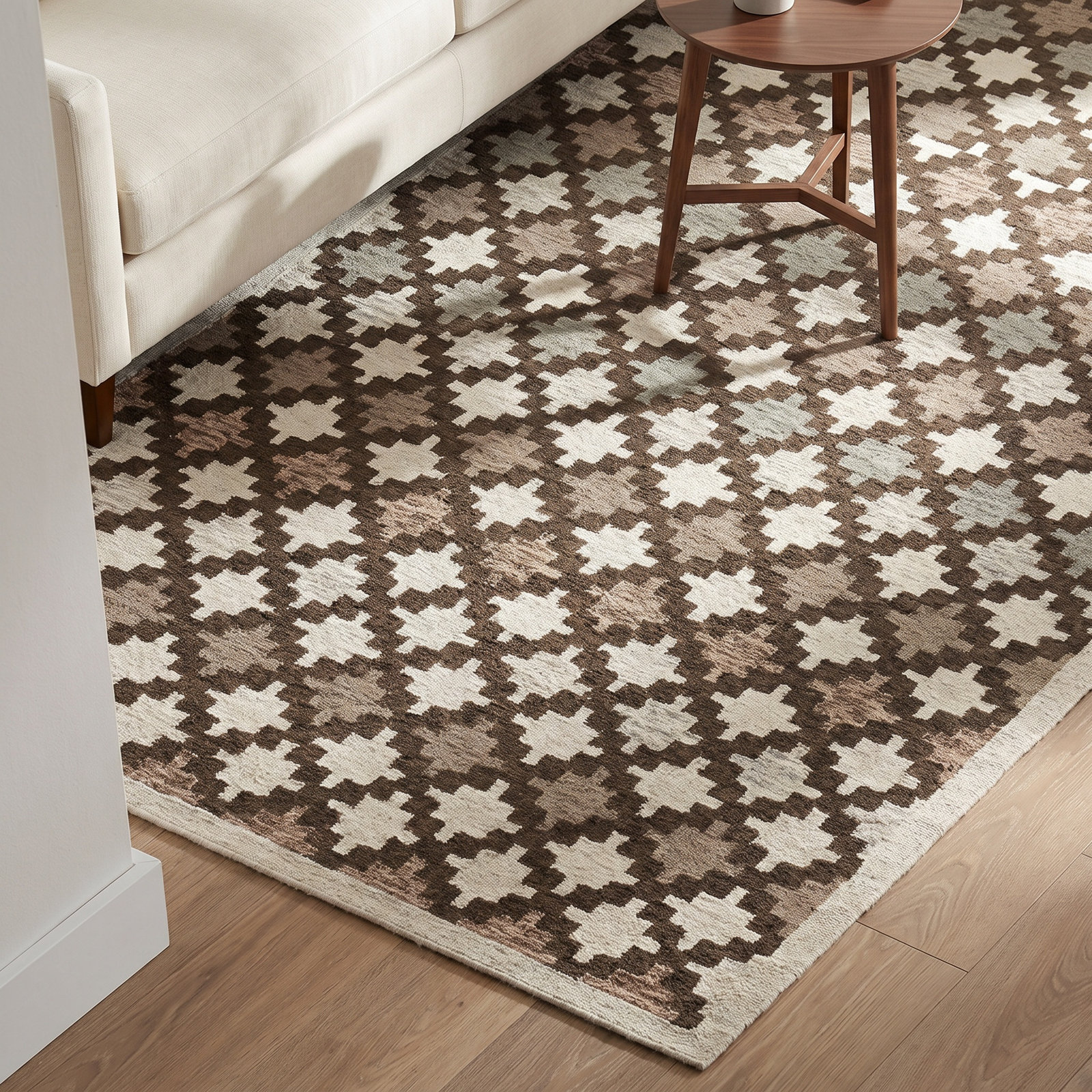 Abbott Hand-Tufted Wool Geometric Rug, Rectangle 8' x 10'