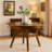 Round Top Wooden Dining Table with Boomerang Legs-1387142343