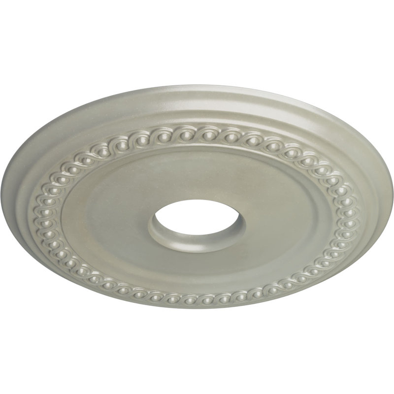 Médaillon de plafond classique H 18 5/8 po x l 18 5/8 po x P 1 1/8 po, Cuivre Flash