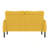 Corduroy fabric, comfortable monochrome double sofa, suitable for living rooms and bedrooms-271025351