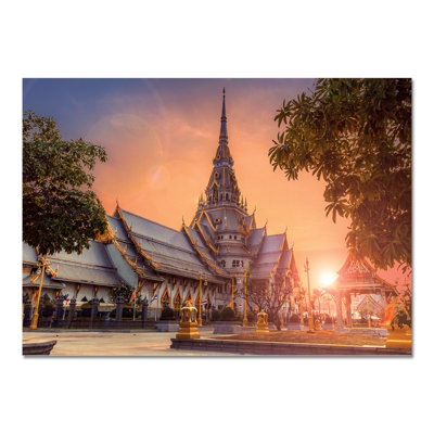 Thai Temple 1 Piece Wall Art