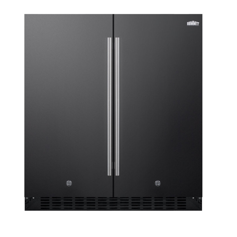 Summit Appliance 5.4 Cubic Feet Convertible Mini Fridge with Freezer, Black