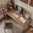Walnut Rectangular Solid Wood desks-107284043-107284044