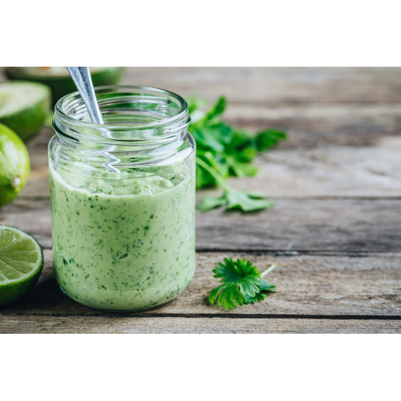 Dipping Sauce Jar - Wrapped Canvas Print, 20cm H x 30cm W x 3.8cm D