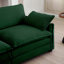 Canapé modulaire surdimensionné avec 3 repose-pieds pouvant servir de canapé-lit, canapé 3 places avec 3 repose-pieds en tissu velours côtelé-1231159214