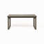 Table de salle à manger d'extérieur extensible en bois d'acacia, gris