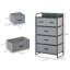 Commode 5 tiroirs gris