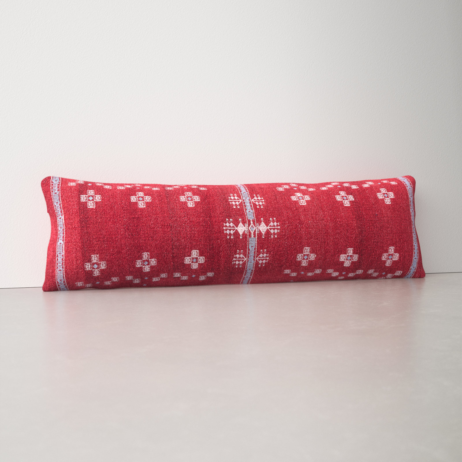 Ise 48" x 13" Wool Throw Pillow, Pillow Cover Only - No Insert