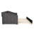 Twin Size Daybed with USB Charging & Pull-out Extendable Bed, with Button on Back and Copper Nail on Waved Shape Arms (81"x42"x30.75")-1092302521
