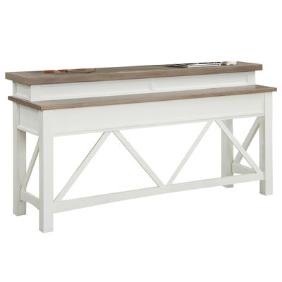 Cutrer 72'' Solid Wood Top Console Table