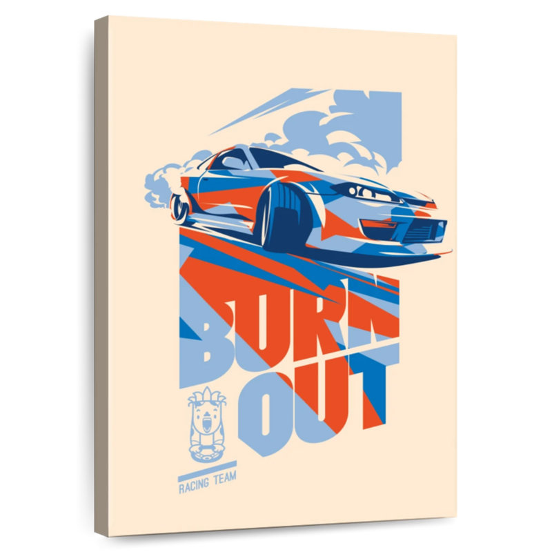 Voiture Mehar Burnout, H 36 po x l 24 po