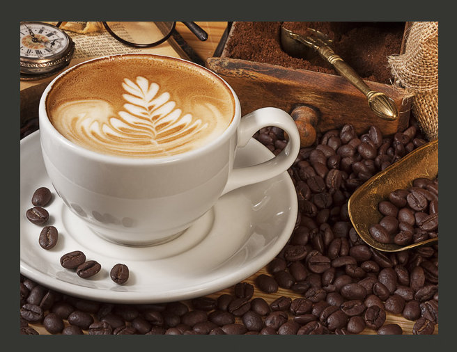 Coffee Maybe Wallpaper, 200 cm x 154 cm