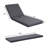 White Acacia Solid Wood Outdoor Chaise Lounge With Water Repellent Cushion,400Lbs Capacity, Modern Patio Sun Lounger For Garden,Poolside-1237753108-1237753105