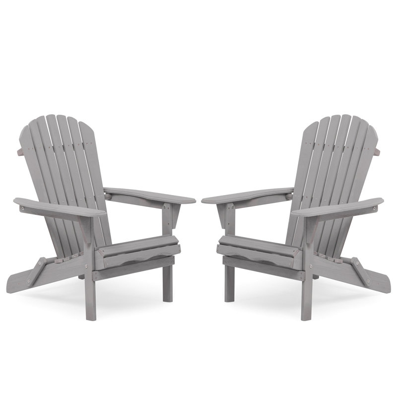 Wood Lounge Patio Chair For Garden Outdoor Wooden Folding Adirondack Chair Set Of 2 Solid Cedar Wood Lounge Patio Chair For Garden, Lawn, Backyard