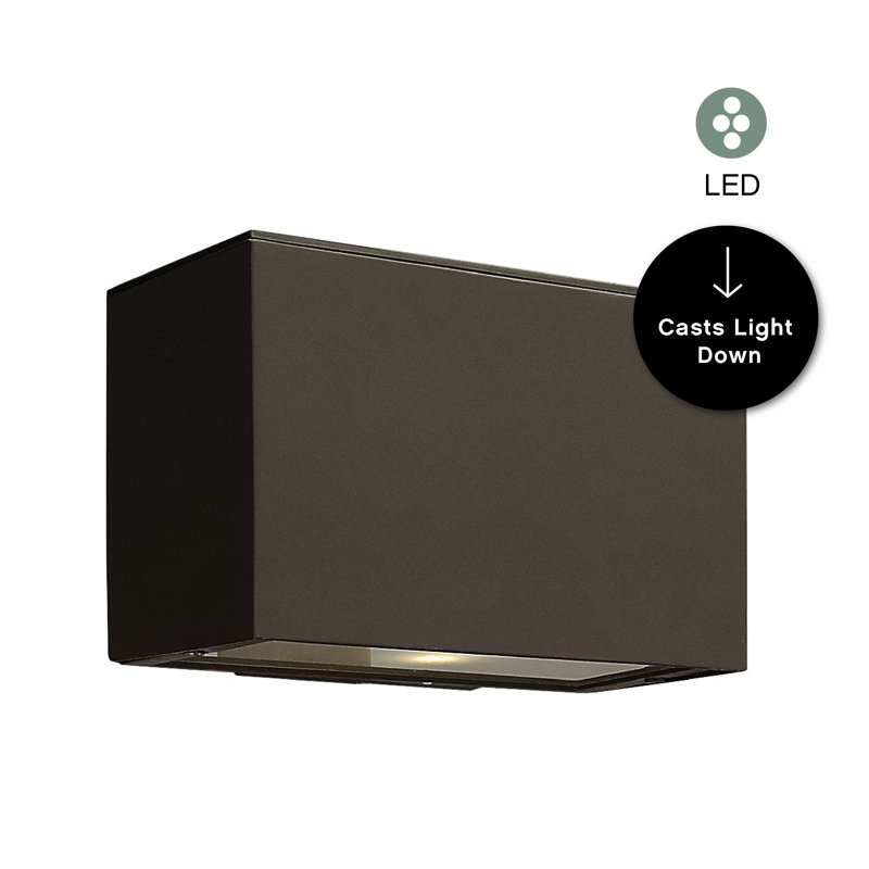 Atlantis 1 - Bulb LED Outdoor Flush Mount, Bronze