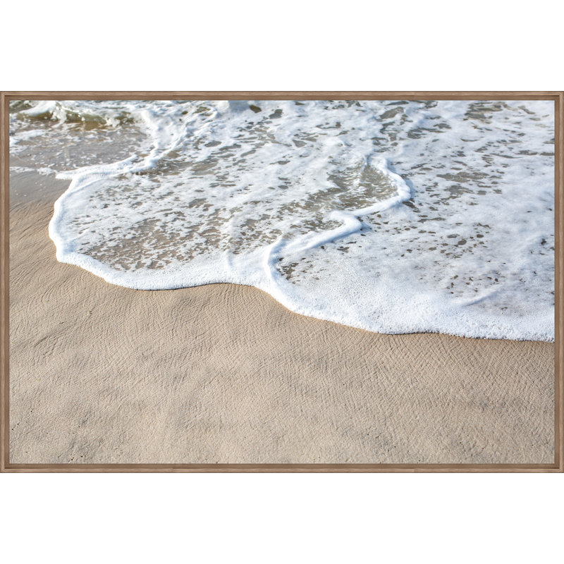 Écume de mer, Toile avec cadre flottant brun, Non, H 25,25 po x l 37,25 po