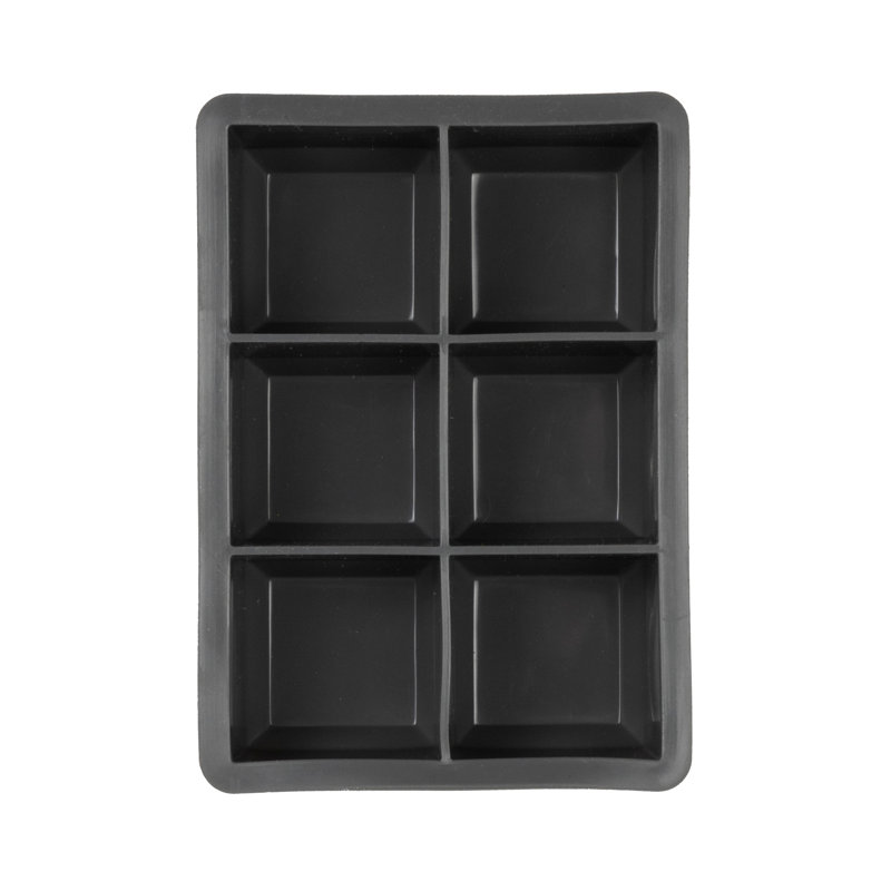 King Cube Cocktail Ice Tray, Charcoal