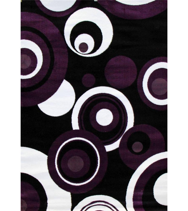 Tapis mauve Modern, 7'10 "x 10'6"