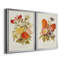 Antique Floral Bouquet I - ensemble de 2 impressions encadrées sur toile-426948808-426948813