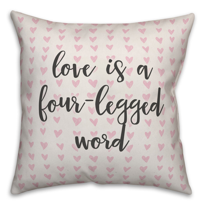  Coussin Love, Coussin décoratif