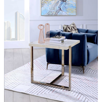 Table de bout carrée Azurdee Glam