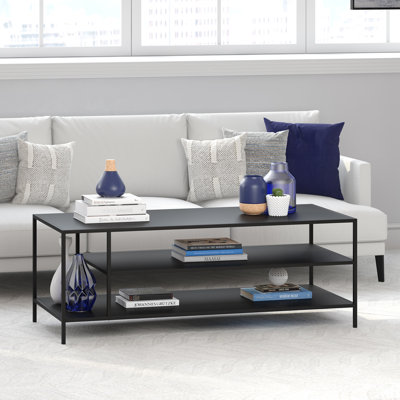 Table basse à niveau avec rangement