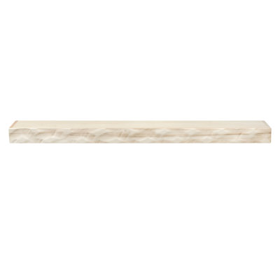 Tablette flottante en bois véritable - taillée