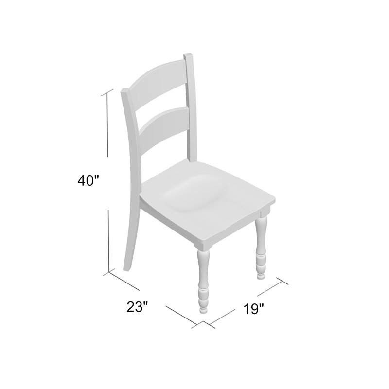 Chaise d'appoint Karley, Blanc rétro
