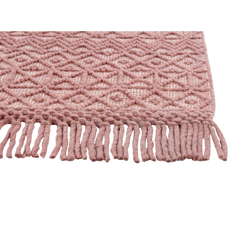 Ozawkie Geometric Wool Hand Woven 160cm X 230cm Area Rug