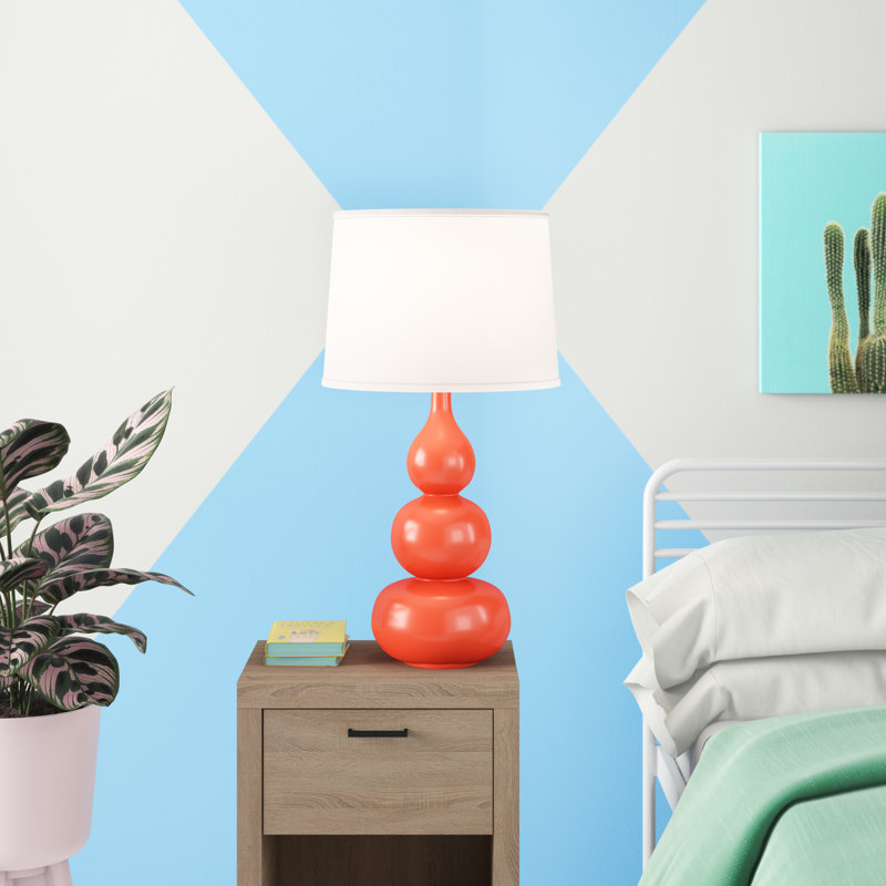 Brankovice Ceramic Table Lamp, Paprika