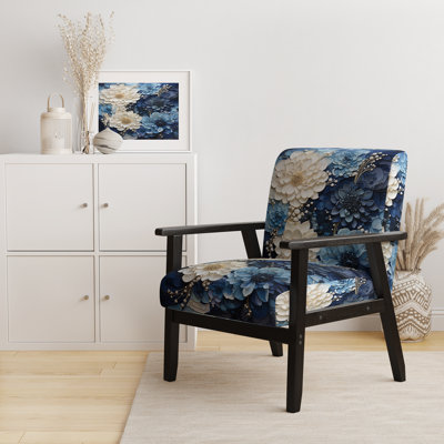 Liquide Spiral I - Fauteuil rembourré moderne