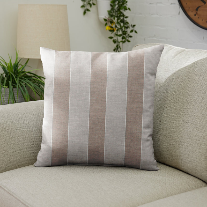 Housse et insert de coussin carré extérieur Emmit, 18 po x 18 po