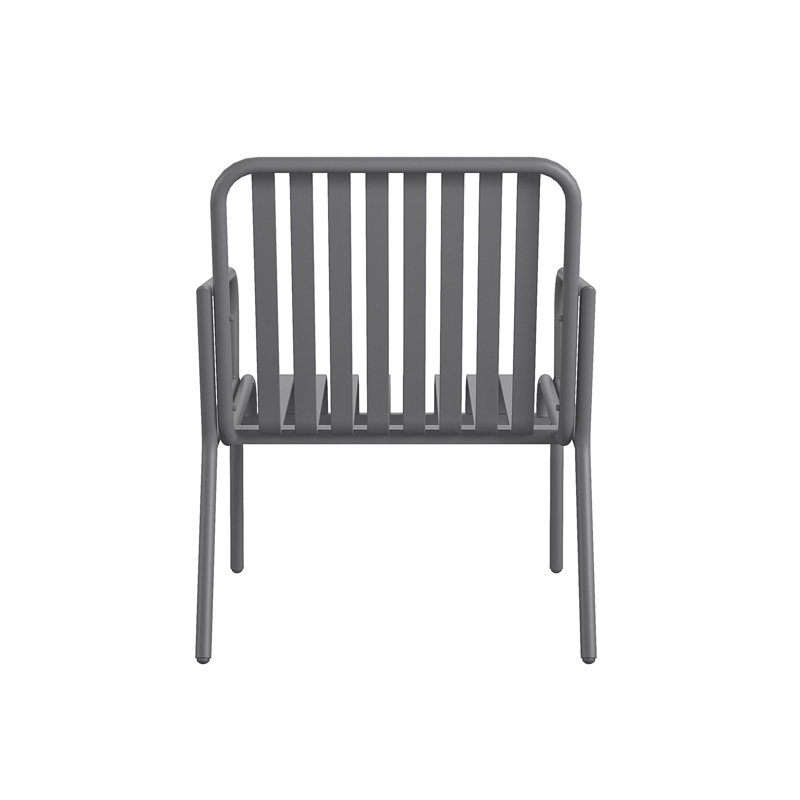 Charcoal Steel 4-Piece Outdoor Conversation Set
