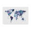 «Watercolor Map of the World Map» par Michael Tompsett, reproduction d'art graphique sur toile-228220271