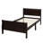 Wood Platform Bed Twin Bed Frame Mattress Foundation Sleigh Bed With Headboard/Footboard/Wood Slat Support-679542730