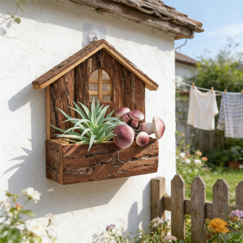 Wall-Mounted Artificial Flower