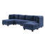 Canapé modulaire en polyester avec configuration personnalisée