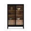 Buffet en bois massif noir