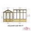 6 Ft W x 8 Ft D Holkham Greenhouse