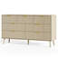 Ensemble de chambre à coucher 3 pièces (1 commode + 2 tables de chevet)-1325183971