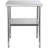 High Load-Bearing Stainless Steel Worktable with Adjustable Shelves and Feet, Commercial Multipurpose Workstation for Kitchen, Restaurant, Garage and Backyard