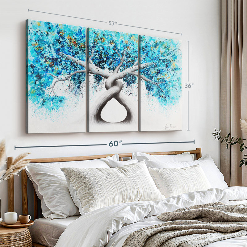 " Twisting Reef Trees ", 36" H x 57" W x 1.25" D