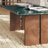 Amistad Marble Coffee Table in Walnut Green Marble