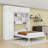 Queen-Size Multi-Function Murphy Bed with Ample Storage Drawers and Slats-817757403