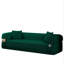 Canapé Boneless Spring avec tissu de haute qualité, coussins et rangement - ressorts ensachés, mousse haute densité, pour salon, appartement ou chambre à coucher, bleu.-2135375273
