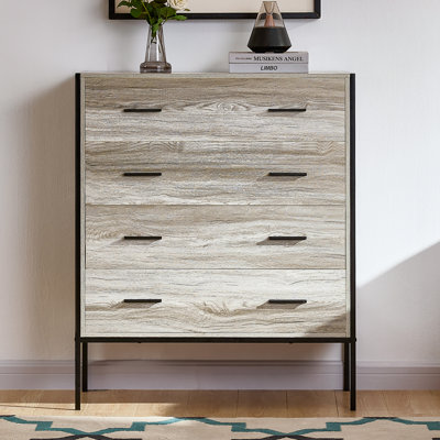 Oscar 4 Drawer 83Cm W Chest of Drawers