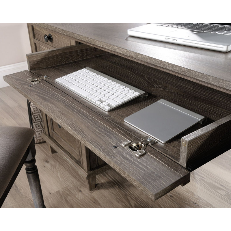Bureau d'écriture rectangulaire l 67,559 po Josu, Gris